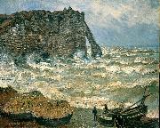 Claude Monet Agitated Sea at Etretat china oil painting artist